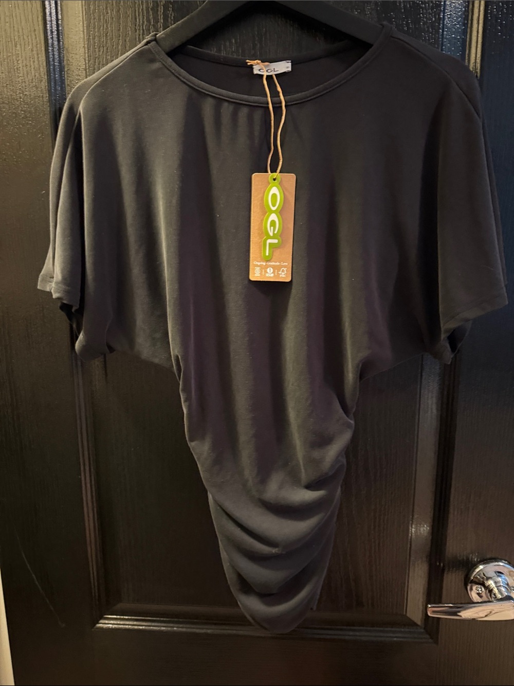 OGL Black Batwing Top - XS